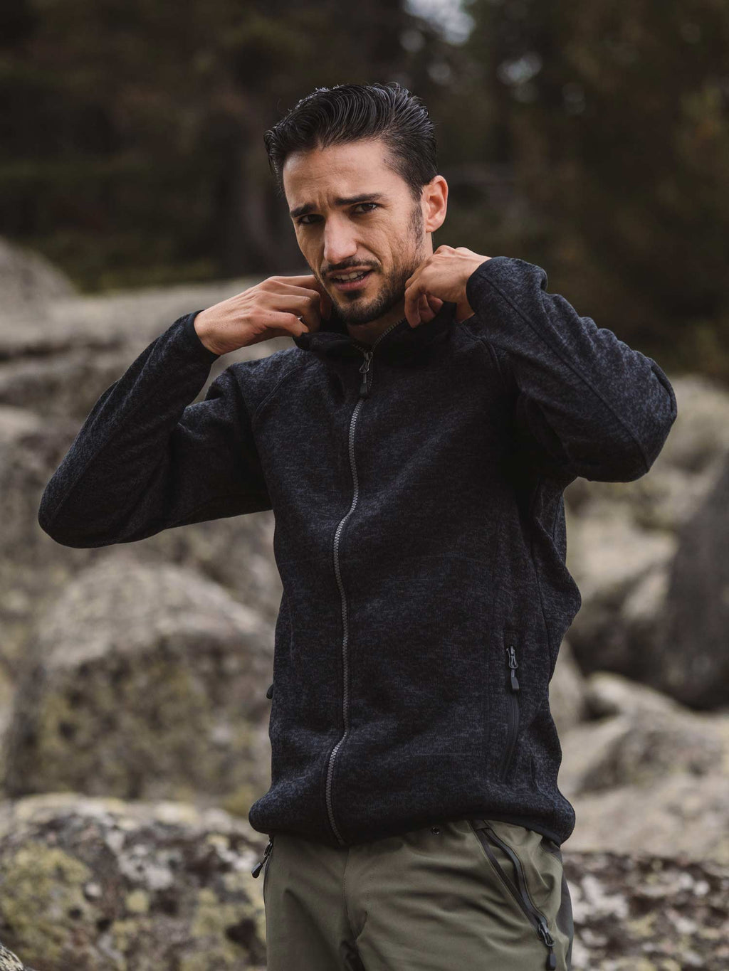BRILLE Мъжки полар Fleece Full Zip