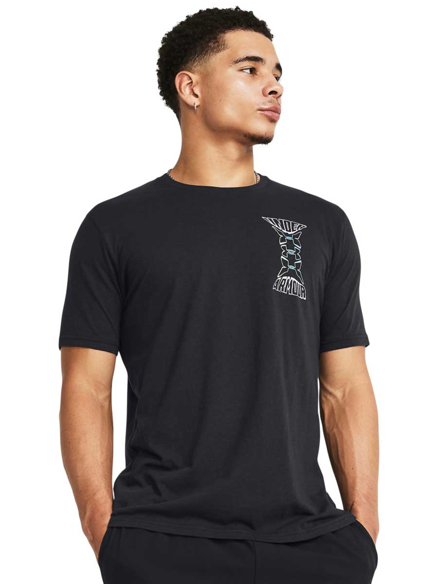 UNDER ARMOUR Тениска UA Dusk to Dawn Skul SS
