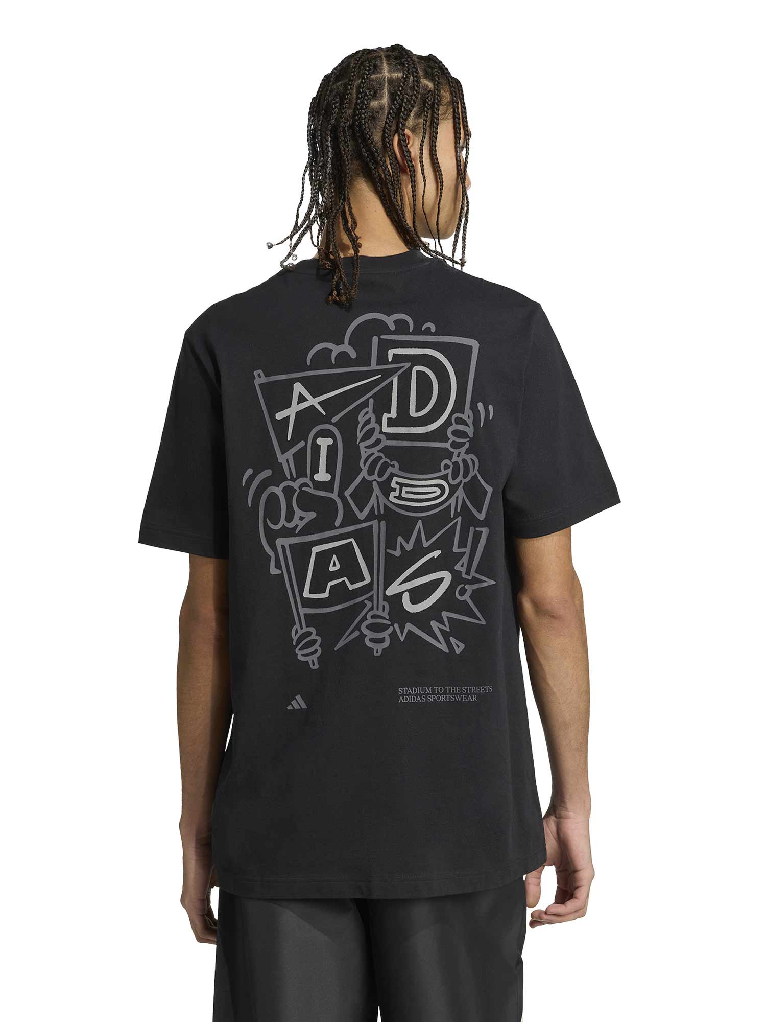 ADIDAS SPORTSWEAR Тениска Stadium Crowd Loose Graphic T-Shirt