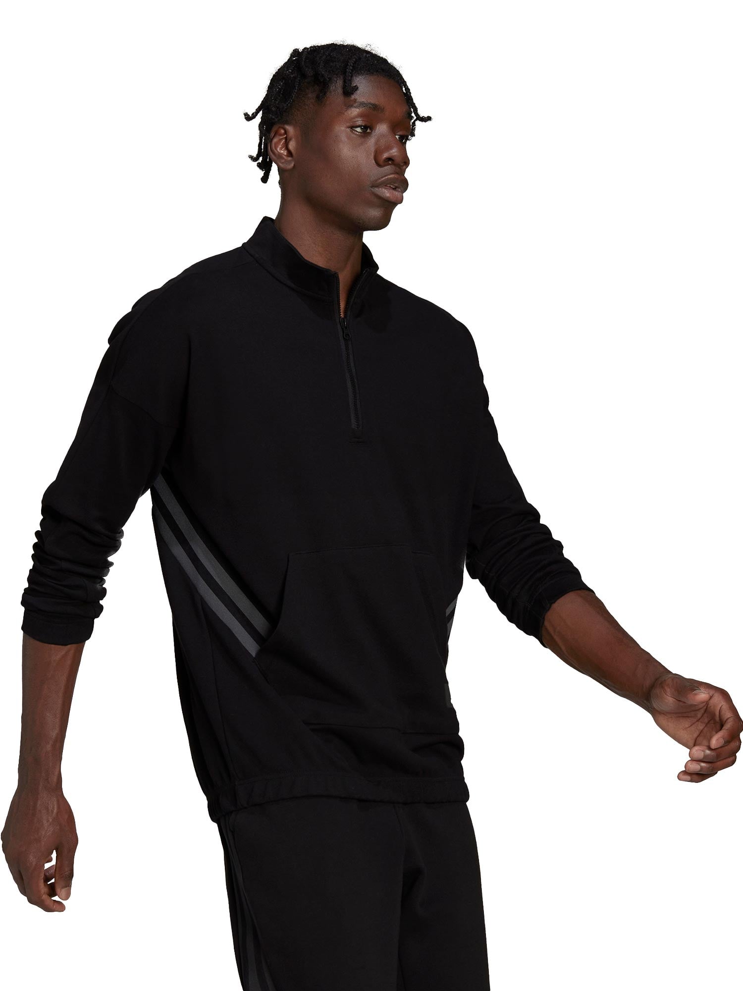 ADIDAS SPORTSWEAR Блуза TRVL Three Stripes 1\/4 Zip