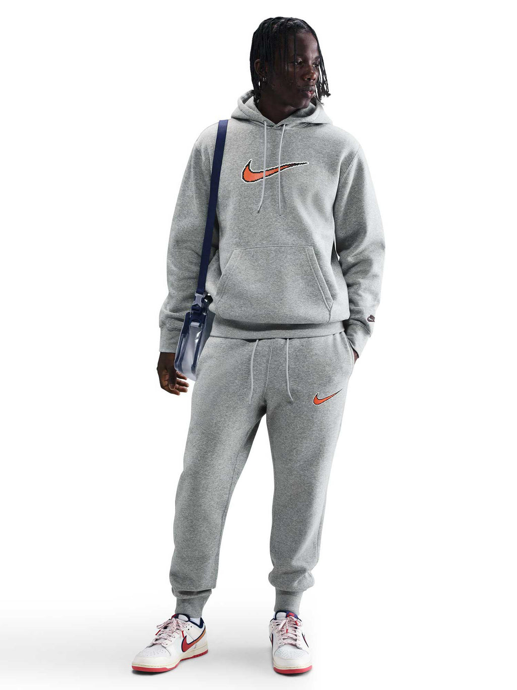 NIKE Спортно долнище M NK CLUB BB JGGR NEO VARSITY