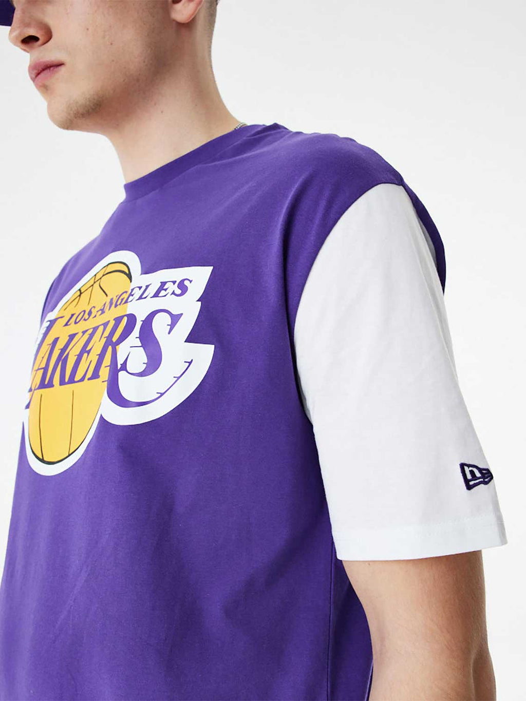NEW ERA Тениска NBA COLOR INSERT OS TEE LOSLAK