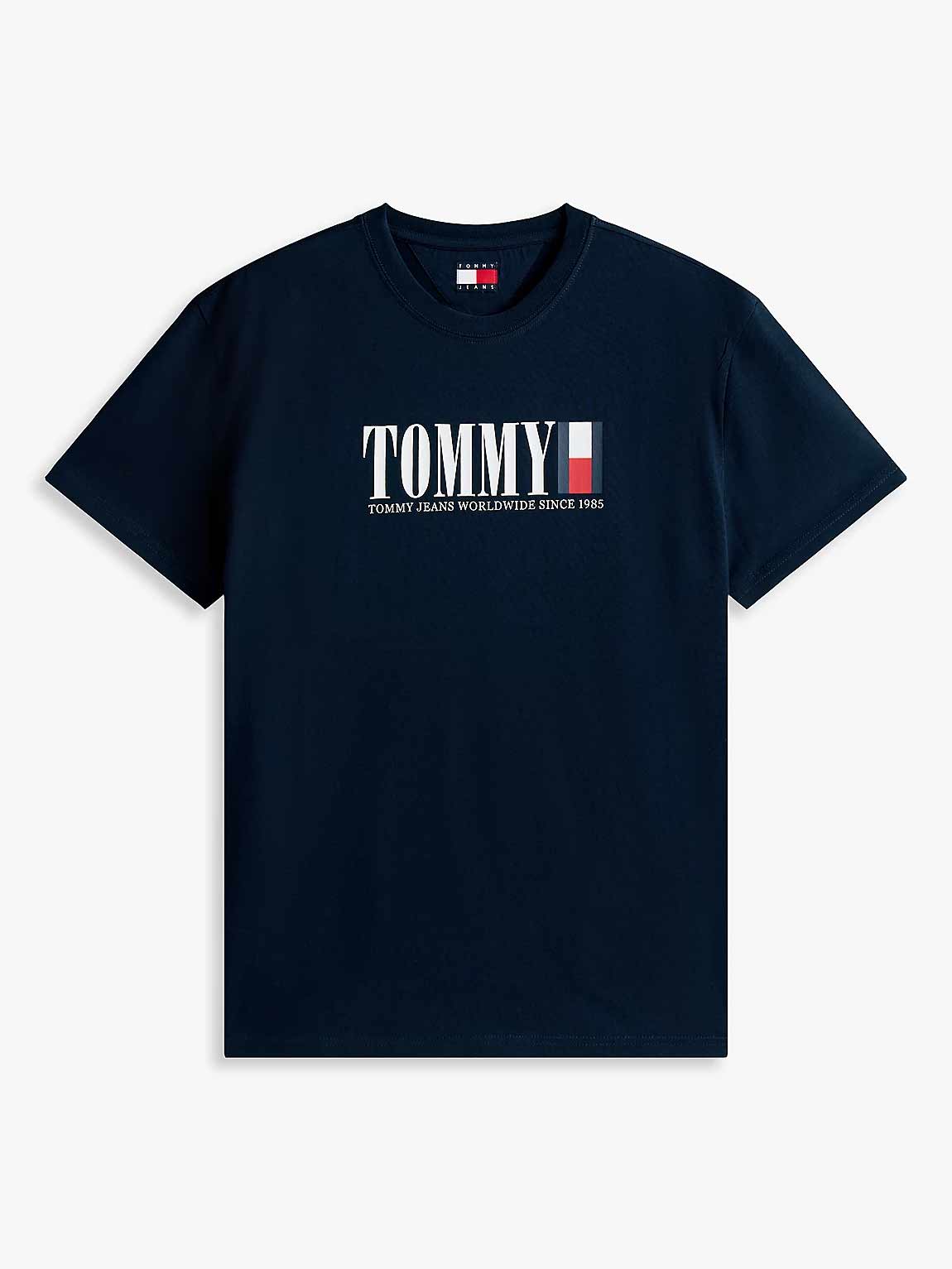 TOMMY JEANS Тениска TJM REG TOMMY DNA FLAG TEE EXT