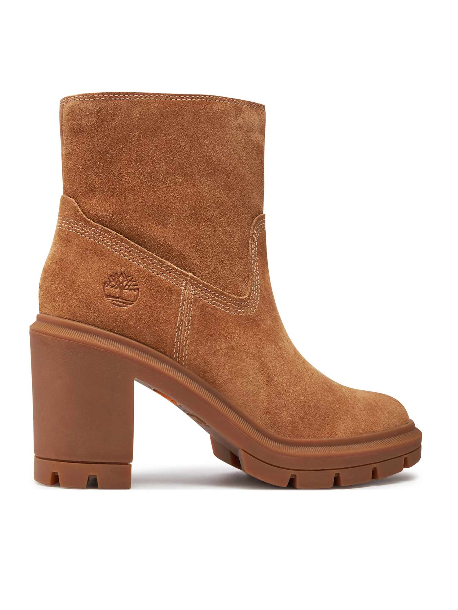 TIMBERLAND Обувки ALLINGTON HEIGHTS MID ZIP UP BOOT RUST SUED
