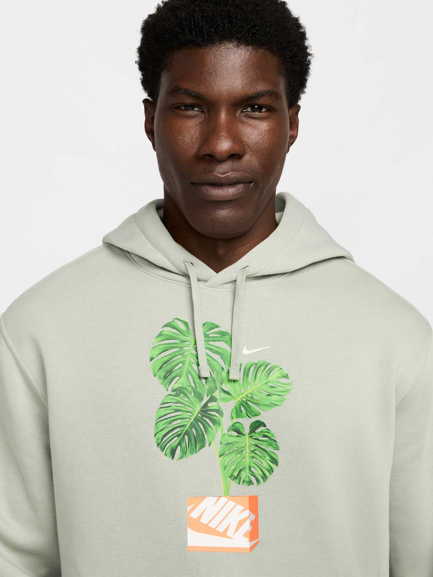 NIKE Суитшърт U NSW CLUB HDY PO BB MDRN