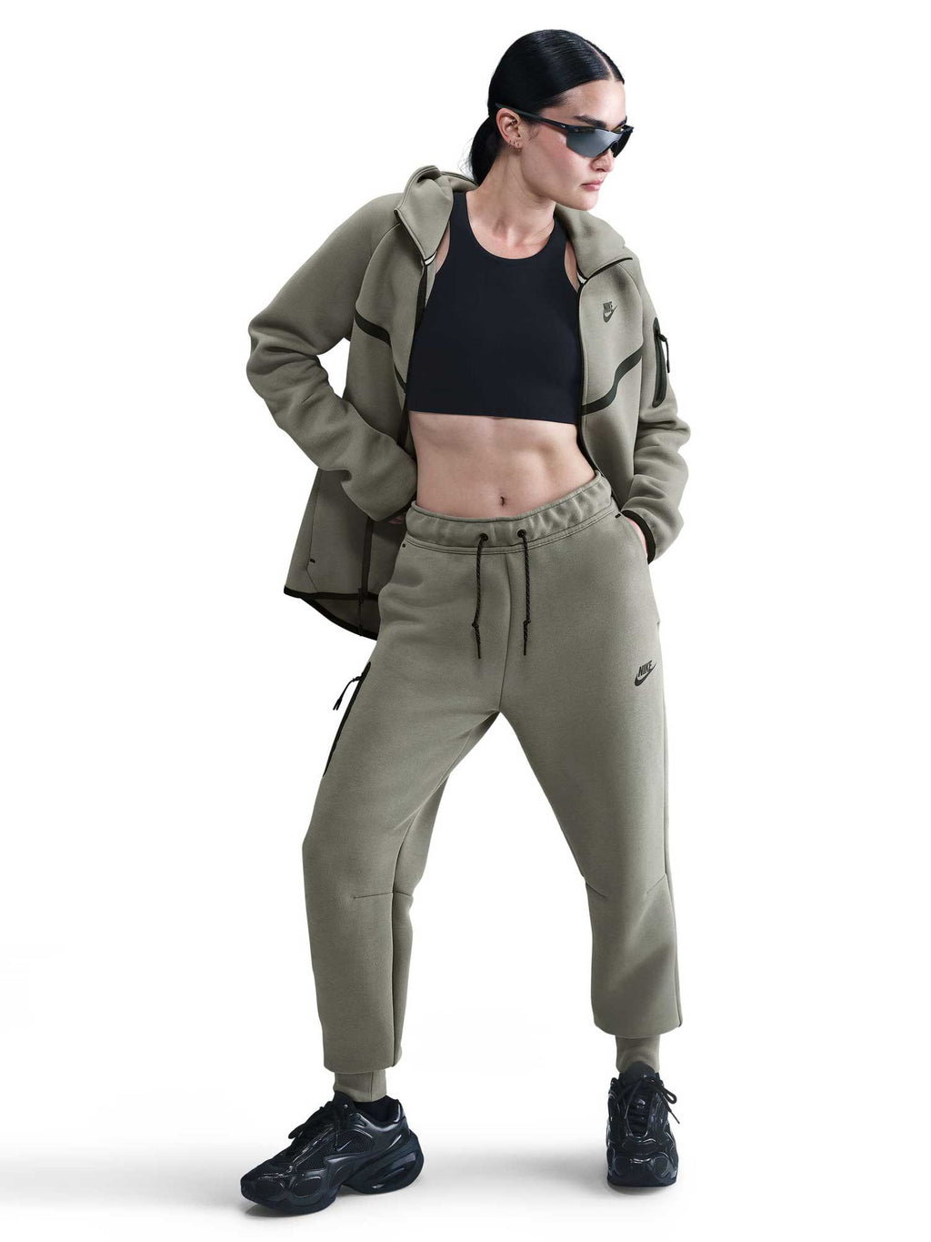 NIKE Спортно долнище W NSW TCH FLC MR JGGER 2