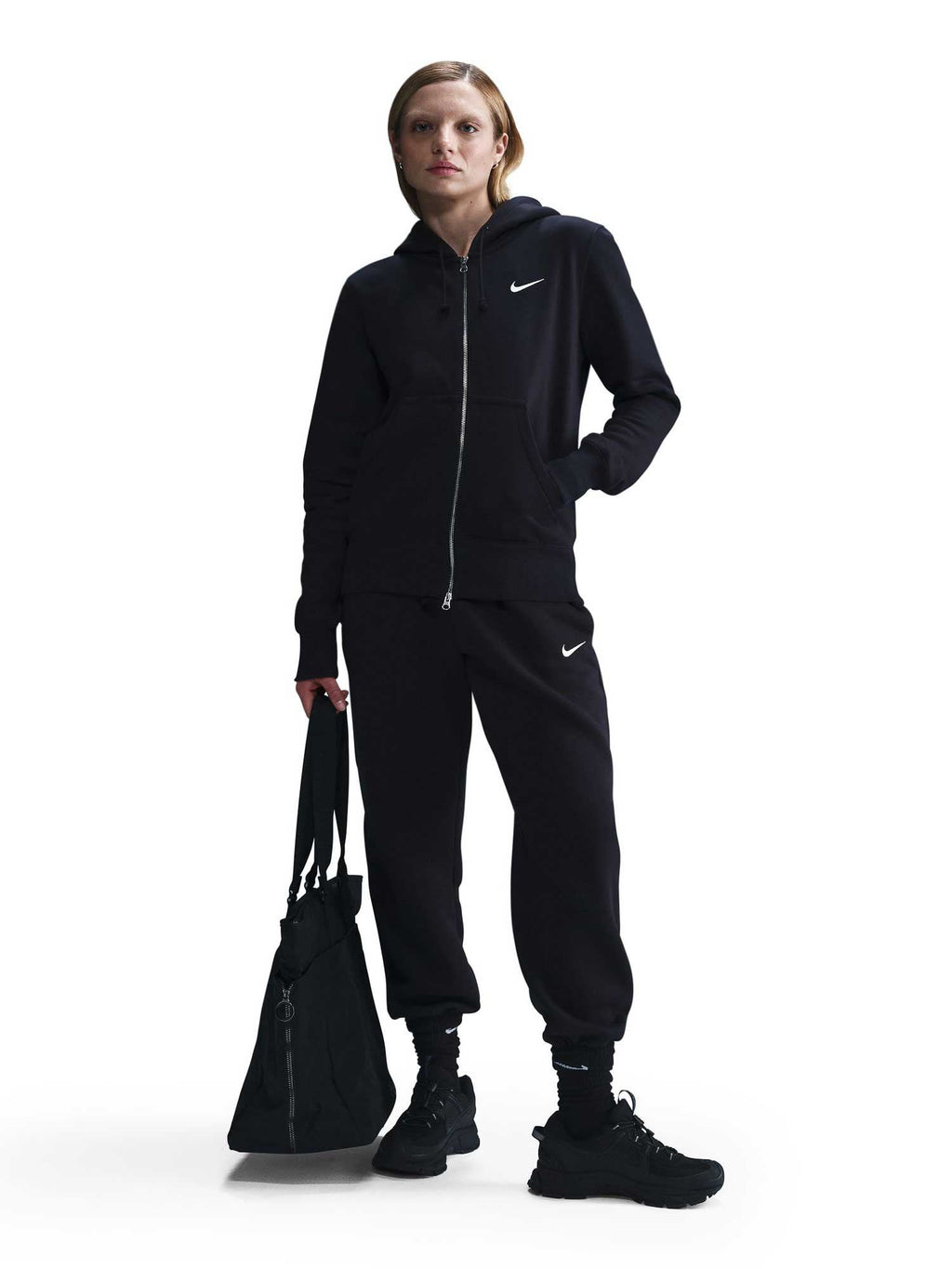NIKE Суитшърт W NSW PHNX FLC STD FZ HDY