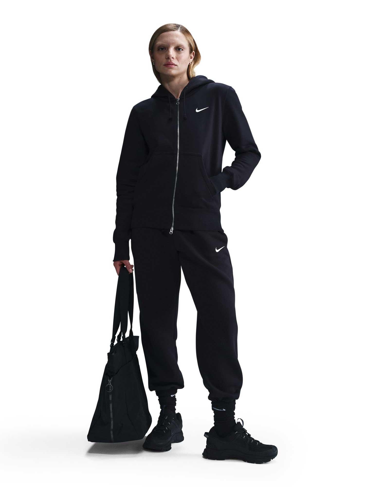 NIKE Суитшърт W NSW PHNX FLC STD FZ HDY