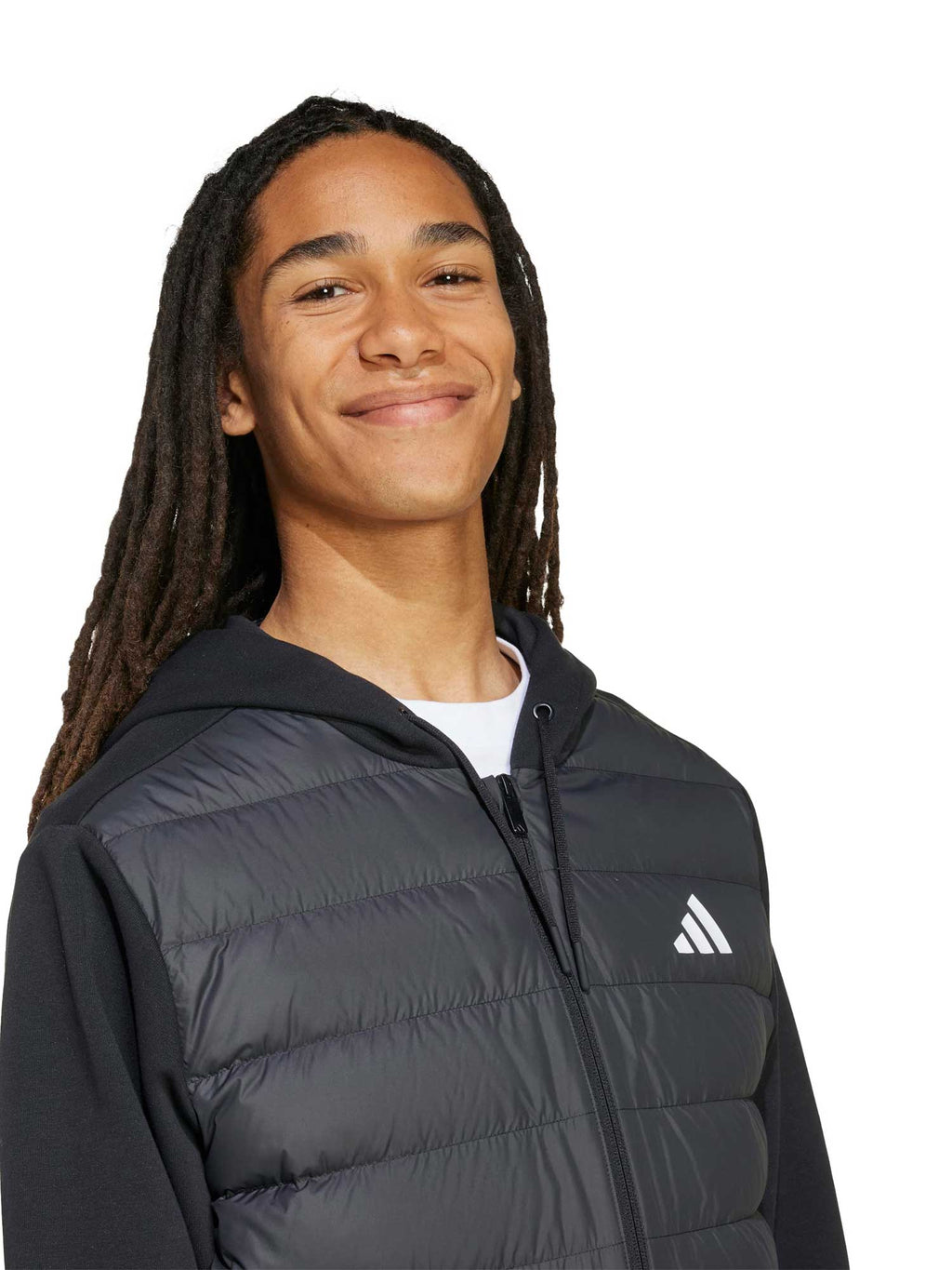 ADIDAS SPORTSWEAR Яке Essentials CLIMAWARM Hybrid Down Hooded Jacket