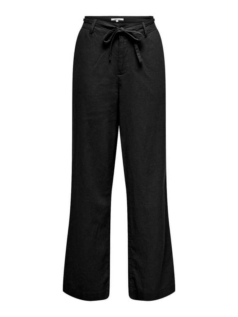 ONLY Панталон ONLCARO MW LINEN BL STR BELT PANT CC TLR