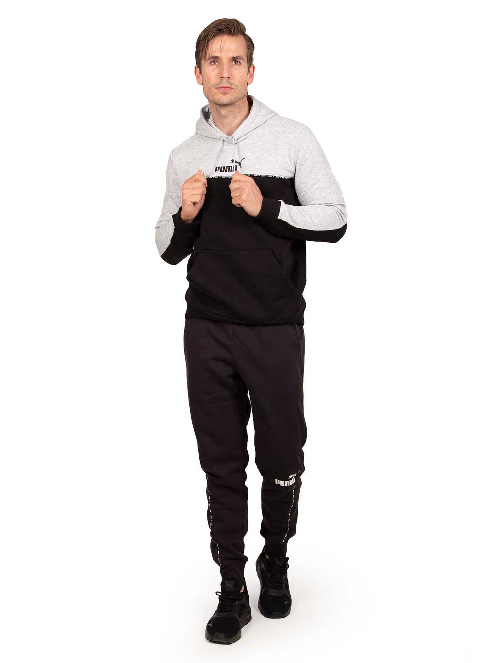 PUMA Спортно долнище ESS BLOCK x TAPE