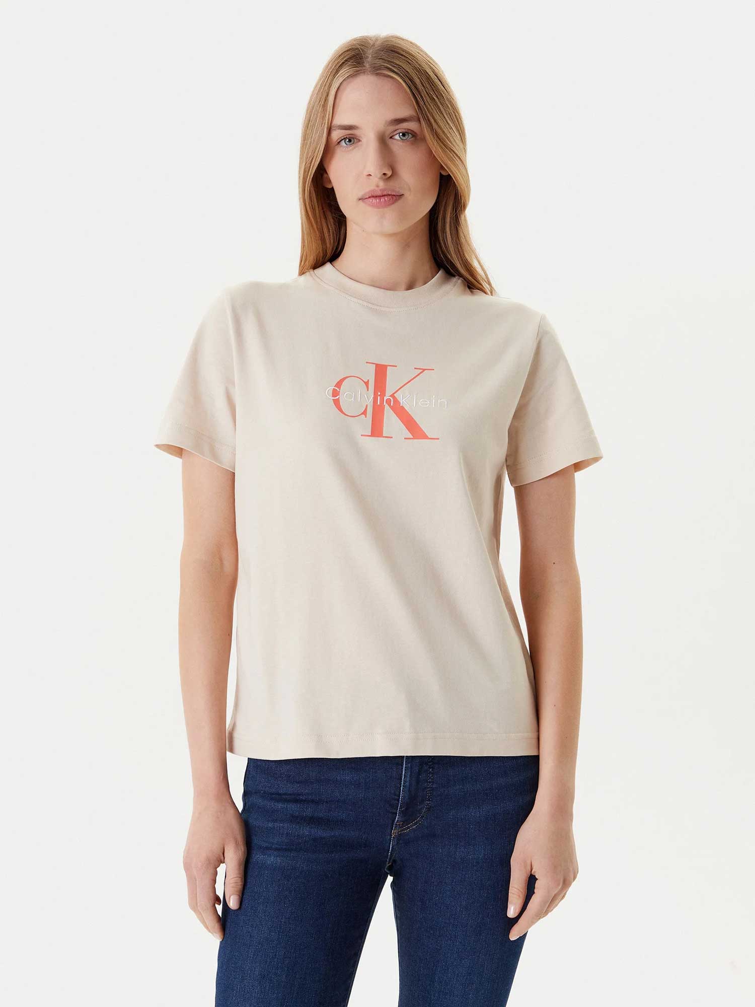 Calvin Klein Jeans Тениска HR SS CLSSC MNLG CNC