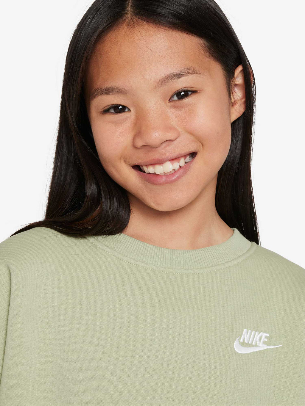 NIKE Блуза G NSW CLUB FLC OVRSZD CREW LBR