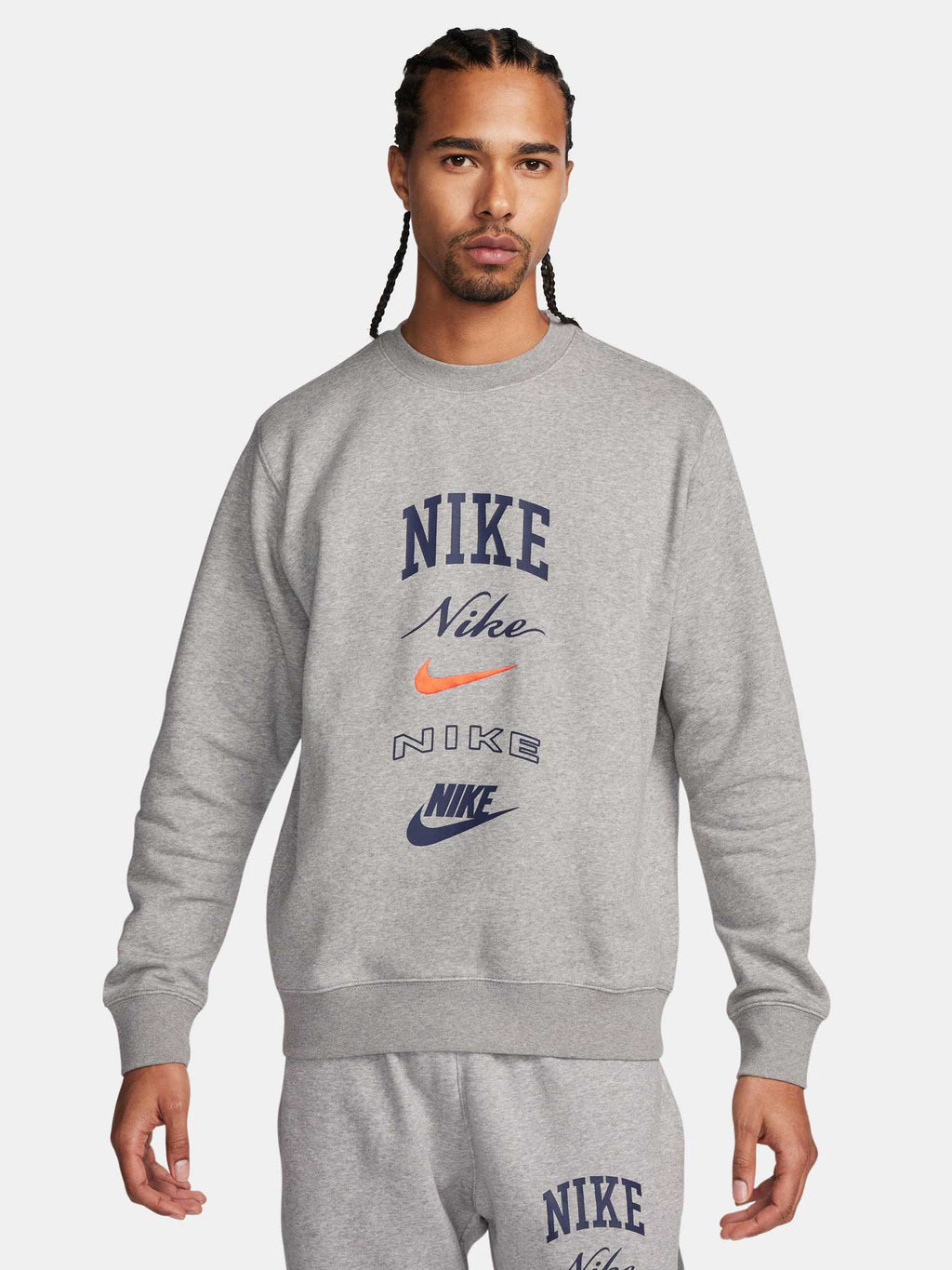 NIKE Блуза M NK CLUB BB CREW STACK GX