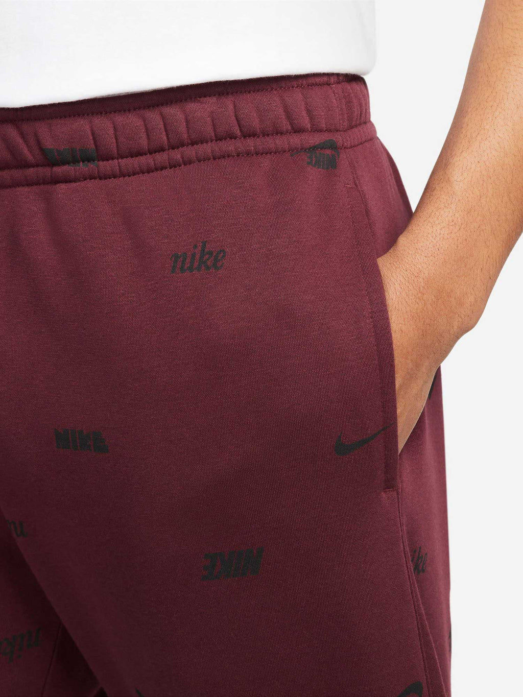 NIKE Спортно долнище M NK CLUB+ BB JGGR AOP