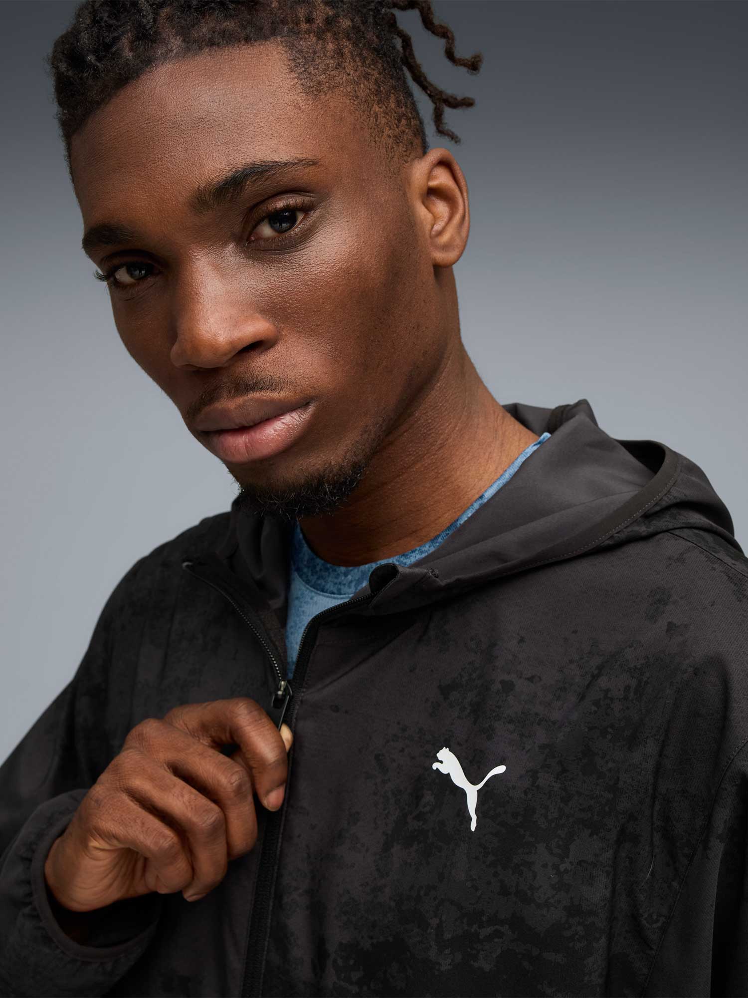 PUMA Ветровка M TAD ESSENTIAL AOP Woven Jacket