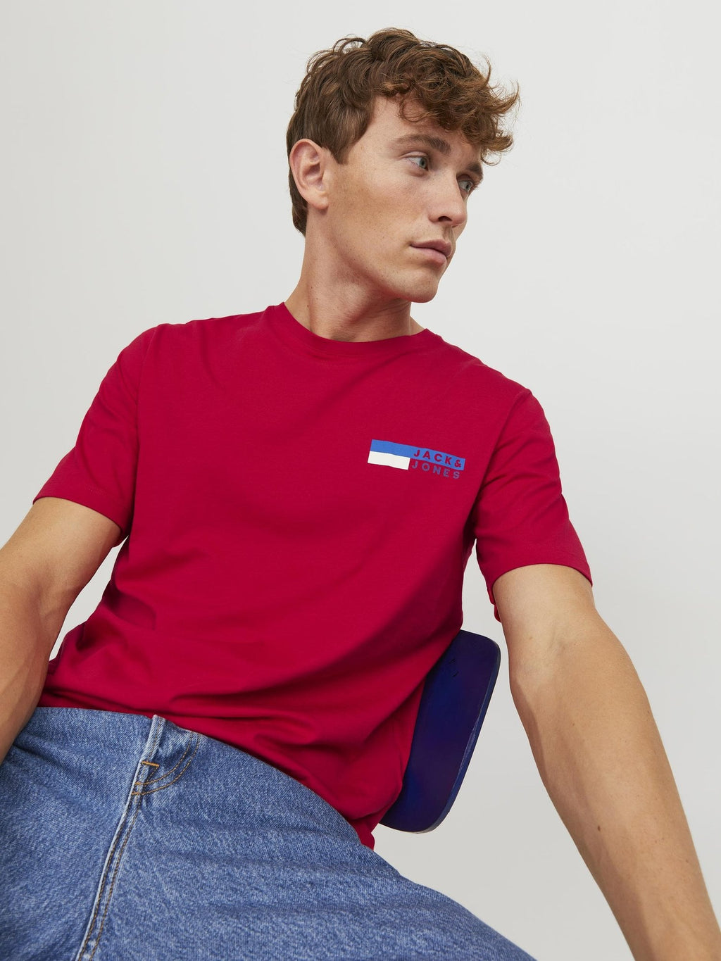 JACK & JONES Тениска JJECORP LOGO TEE PLAY SS O-NECK NOOS
