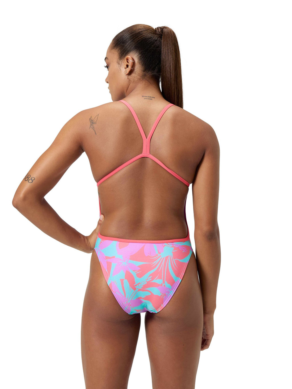 SPEEDO Цял бански WOMENS ALLOVER DIGITAL VBACK