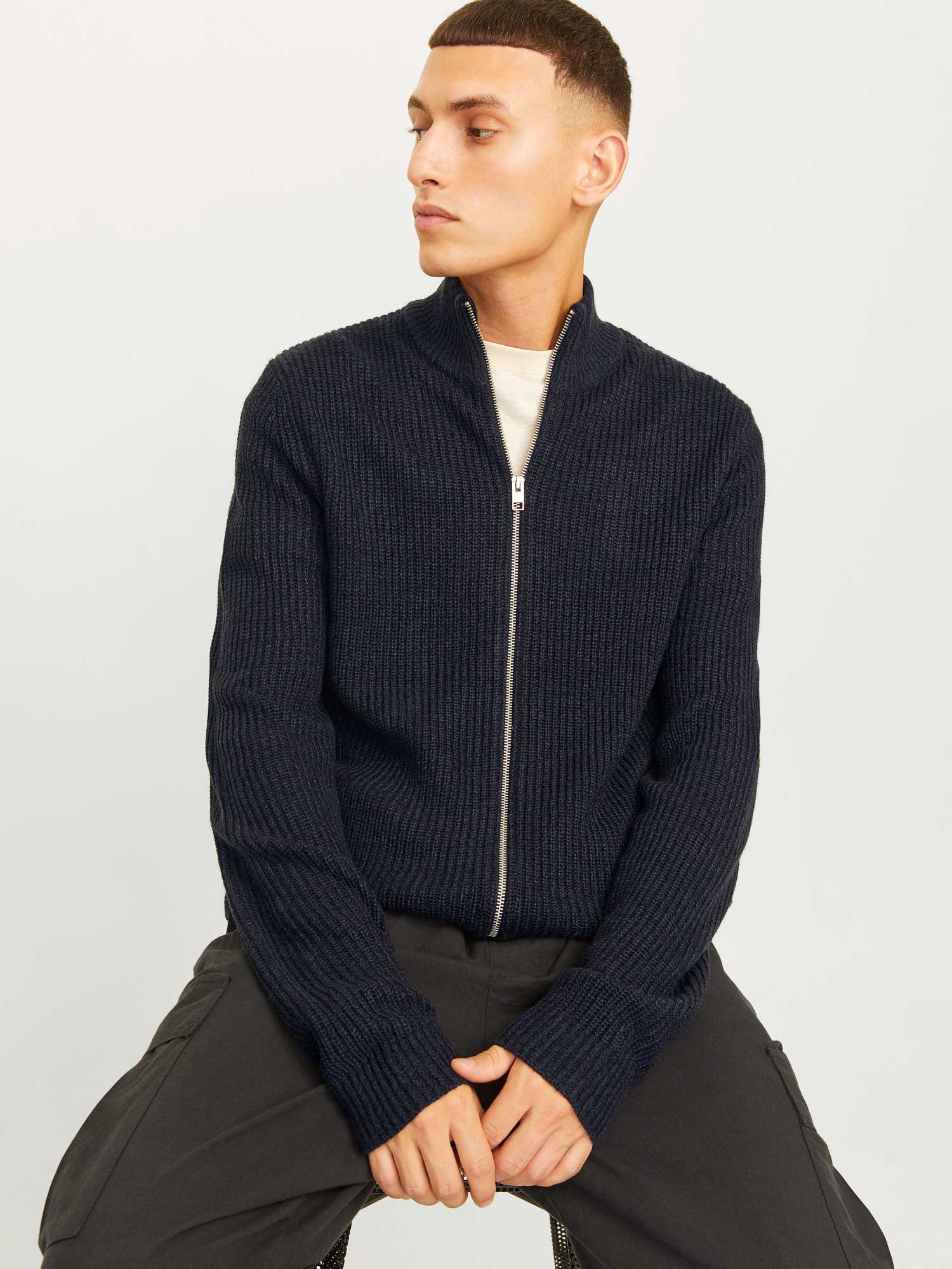 JACK & JONES Жилетка JJELEWIS KNIT CARDIGAN SN