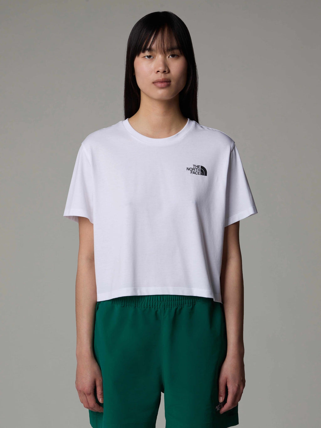 THE NORTH FACE Тениска W SIMPLE DOME CROPPED SLIM TEE