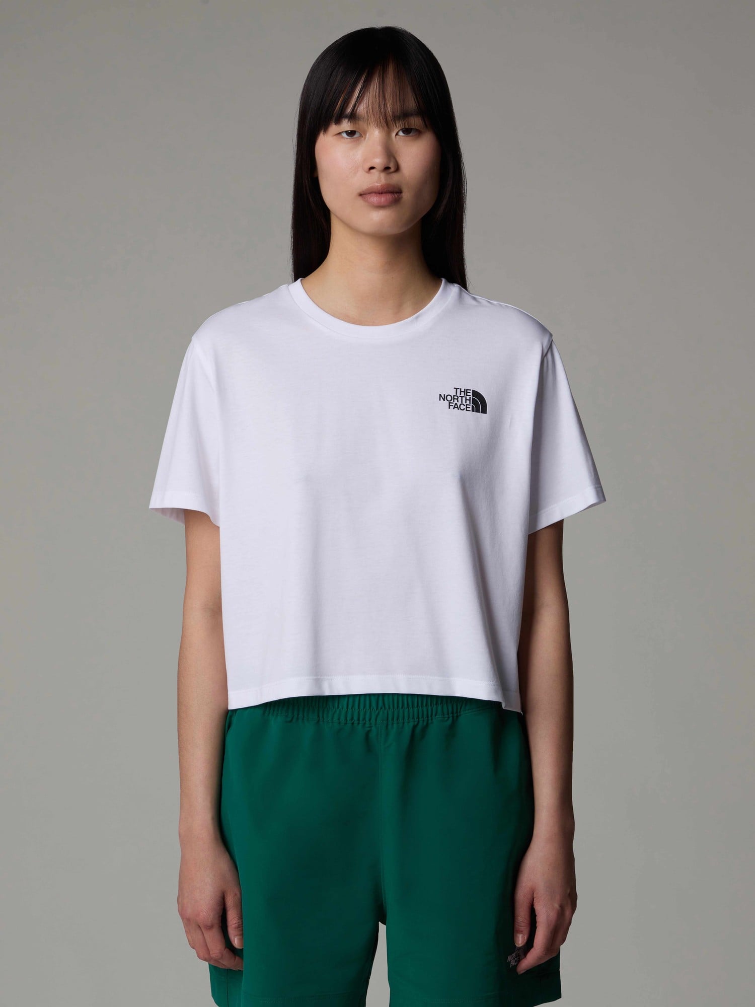 THE NORTH FACE Тениска W SIMPLE DOME CROPPED SLIM TEE