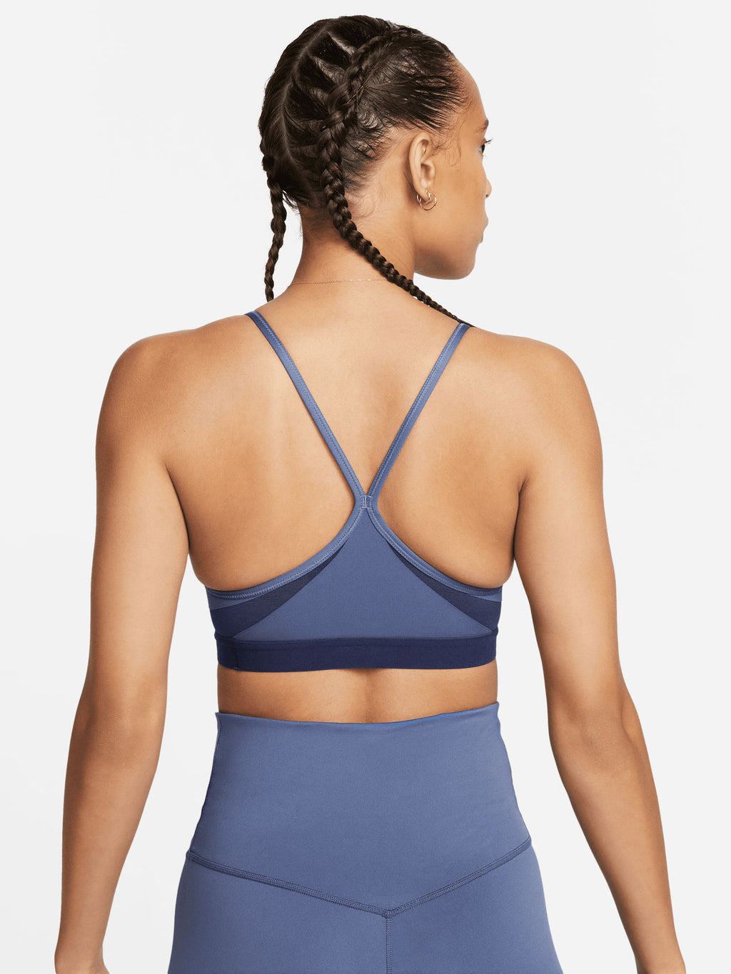 NIKE Спортен сутиен W NK INDY V-NECK BRA