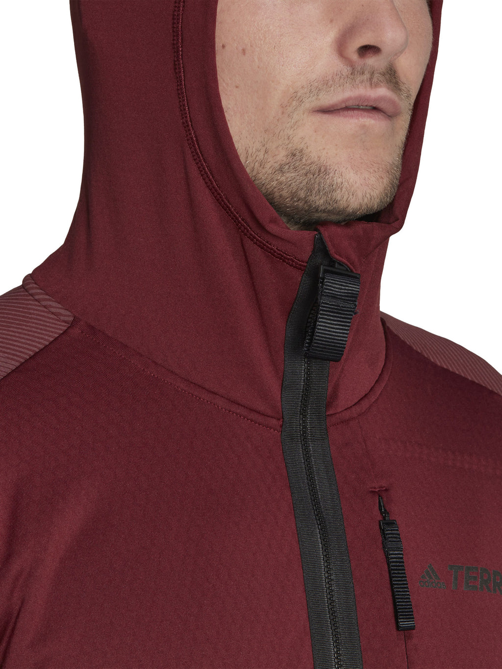 ADIDAS PERFORMANCE Суитшърт Terrex Tech Flooce Hooded Hiking Fleece
