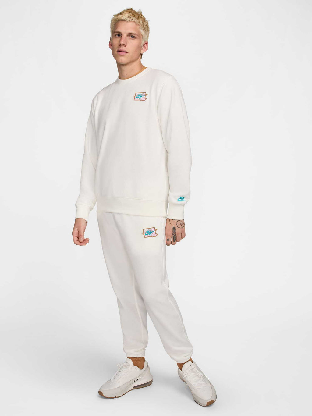 NIKE Спортно долнище M NK CLUB FT CUFF PANT BOLT