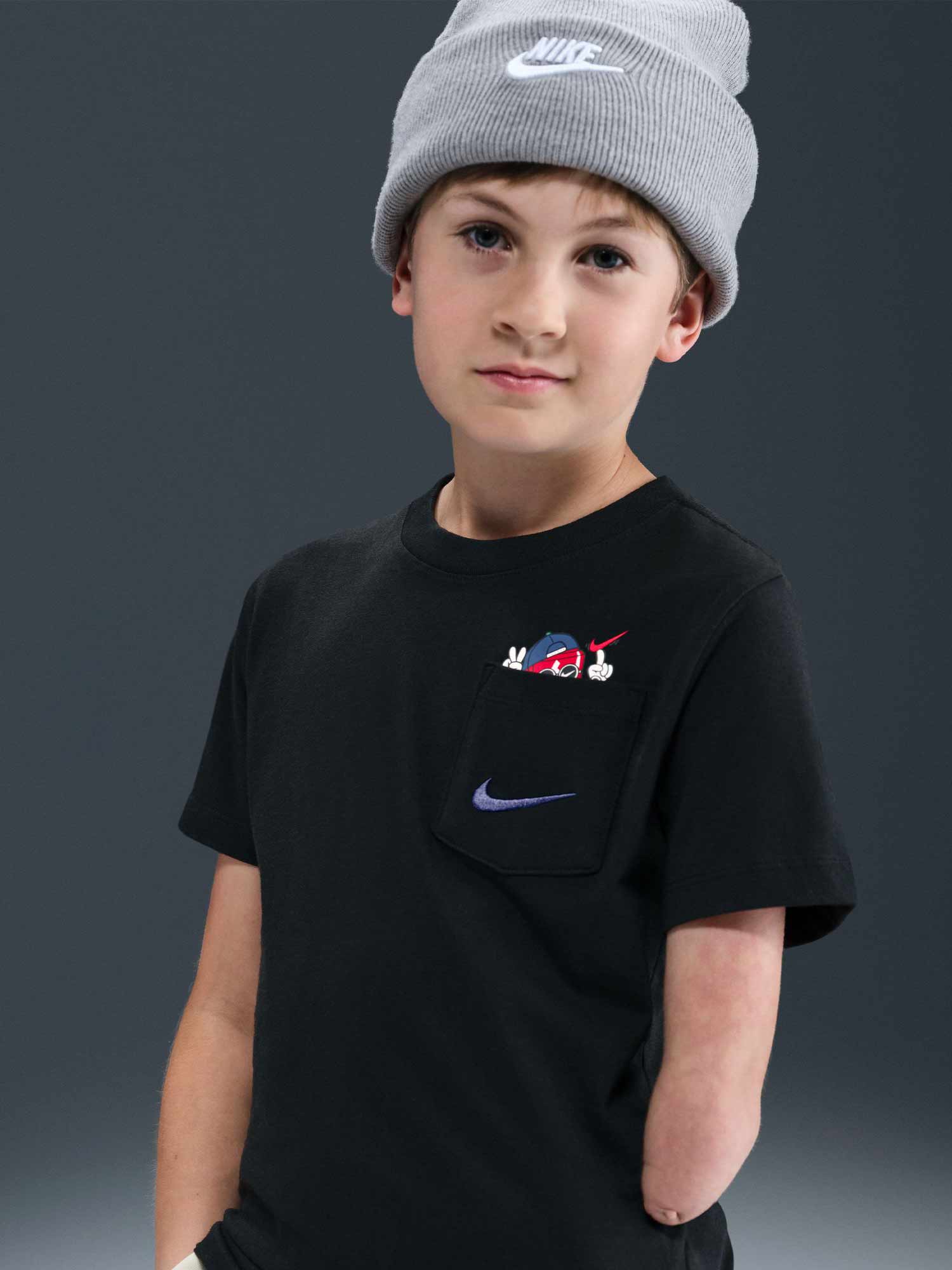 NIKE Тениска K NSW TEE BOXY PKT