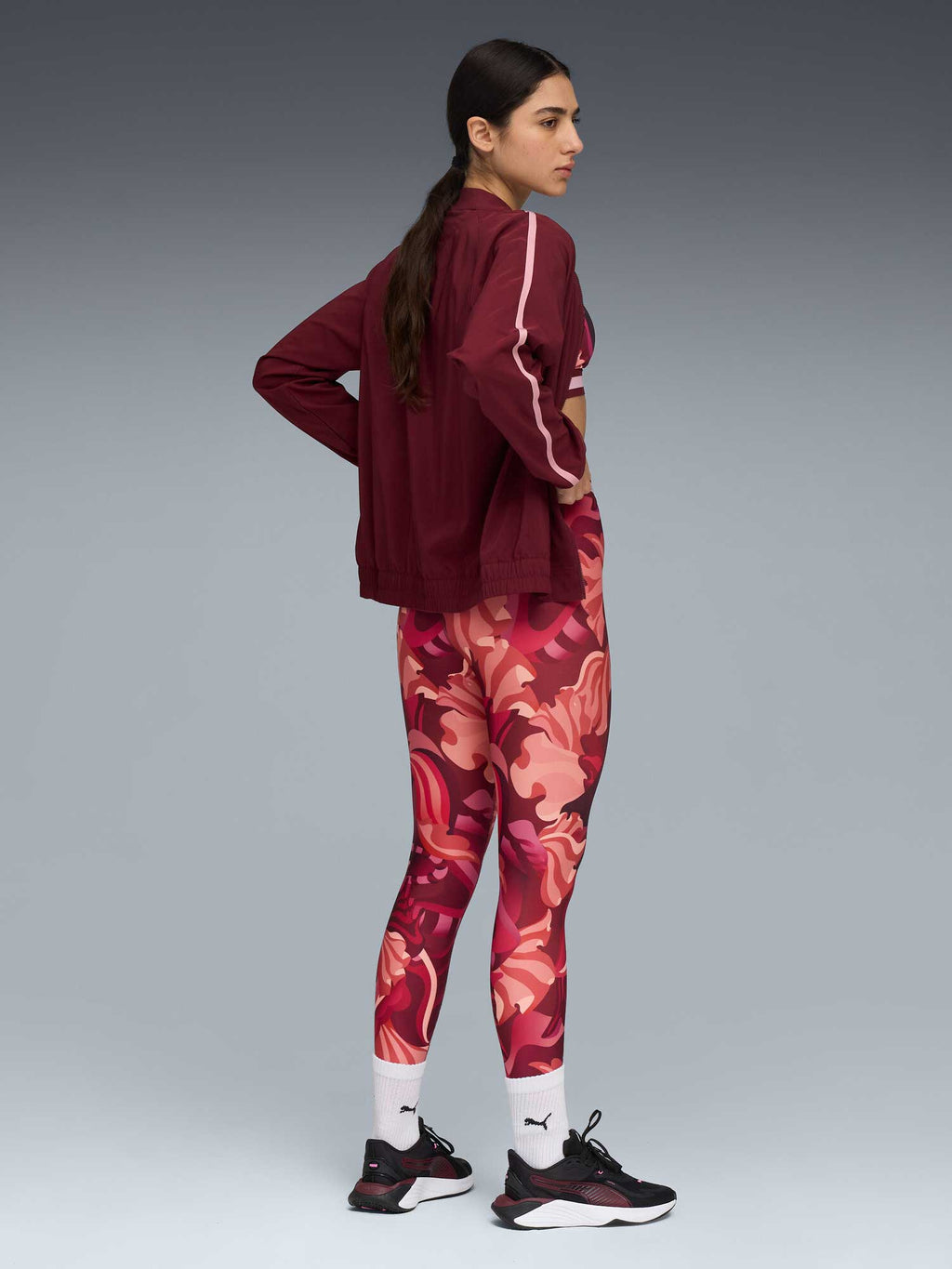 PUMA Клин W PUMA STRONG FLORAL RIBBON TIGHT AOP HW 7/8