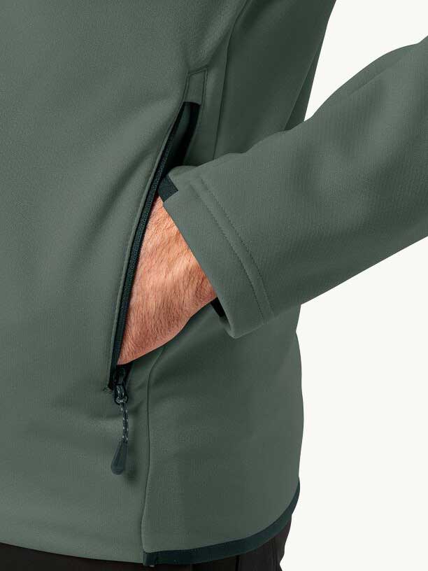 JACK WOLFSKIN Полар ALPGRAT HOODED FZ M