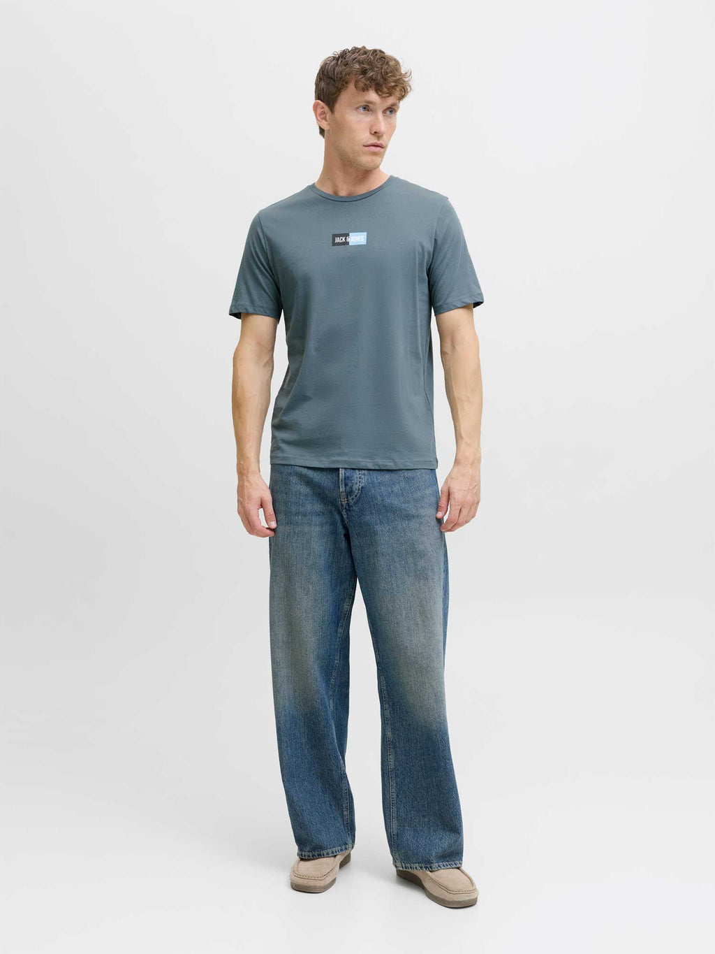 JACK & JONES Тениска JJPAN TEE SS CREW NECK