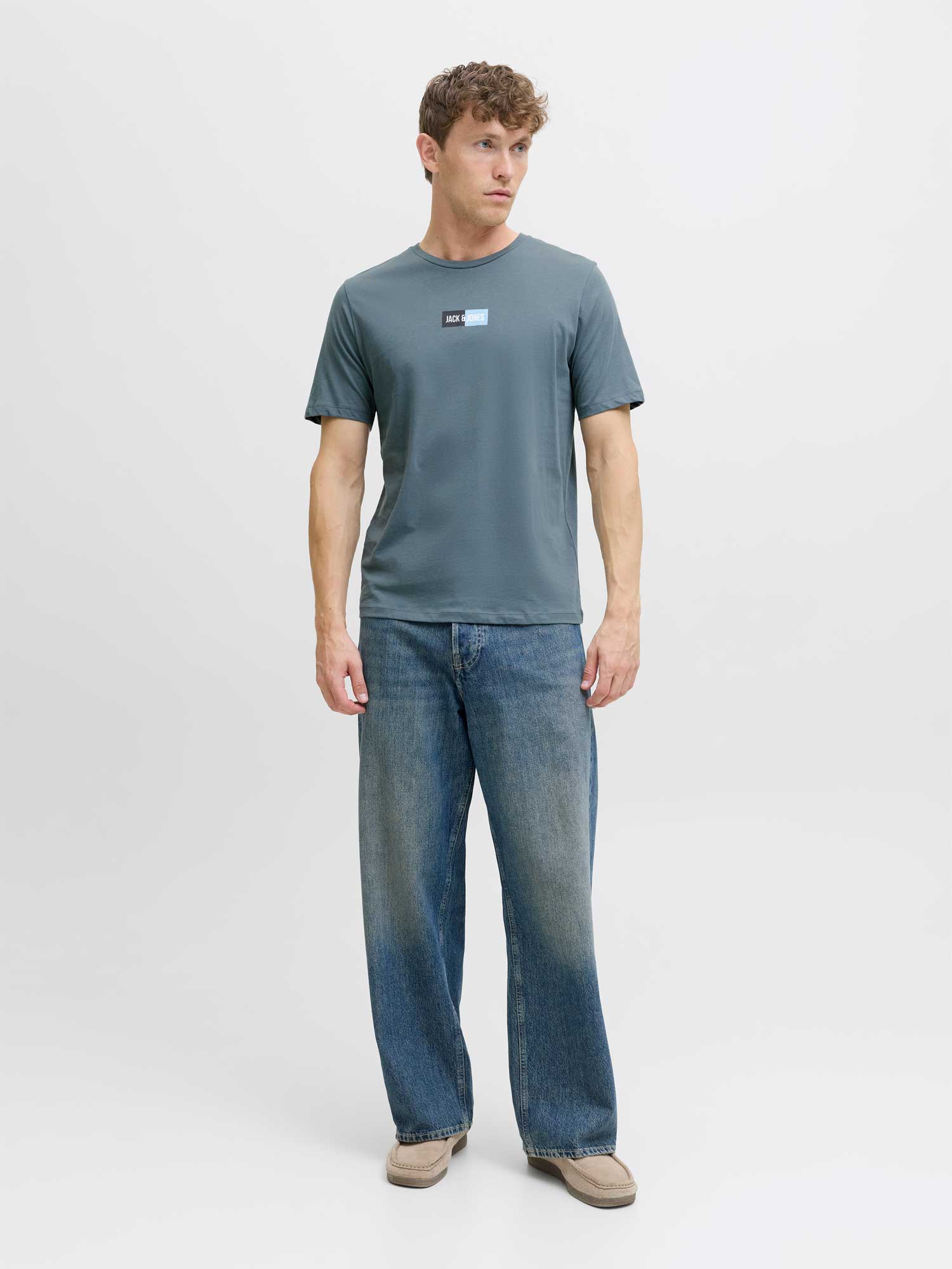 JACK & JONES Тениска JJPAN TEE SS CREW NECK