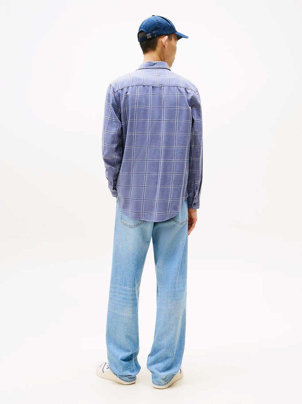 TOMMY JEANS Риза TJM ESSNTL TWILL CHECK REG SHI