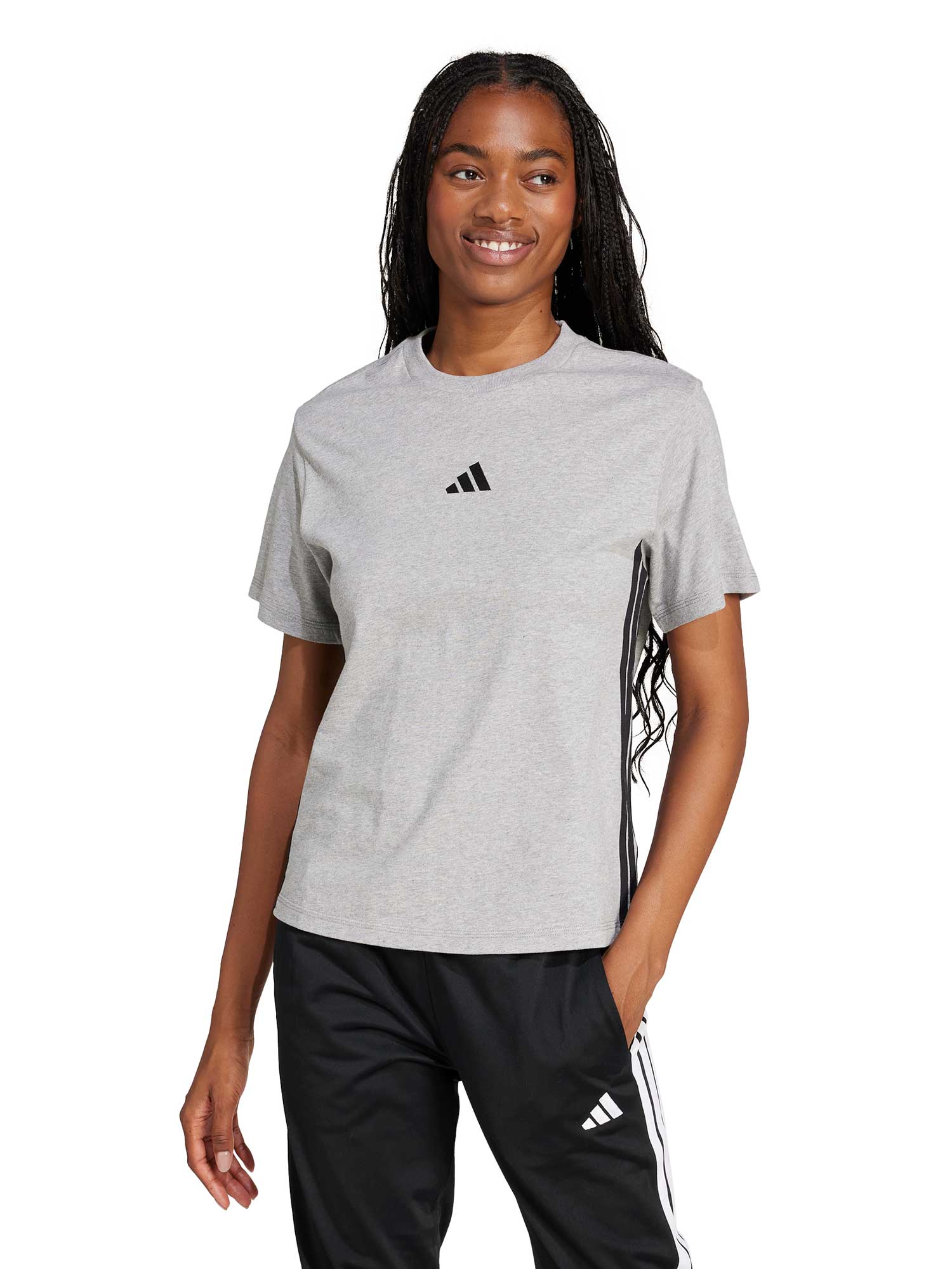 ADIDAS SPORTSWEAR Тениска Essentials 3-Stripes Cotton T-Shirt