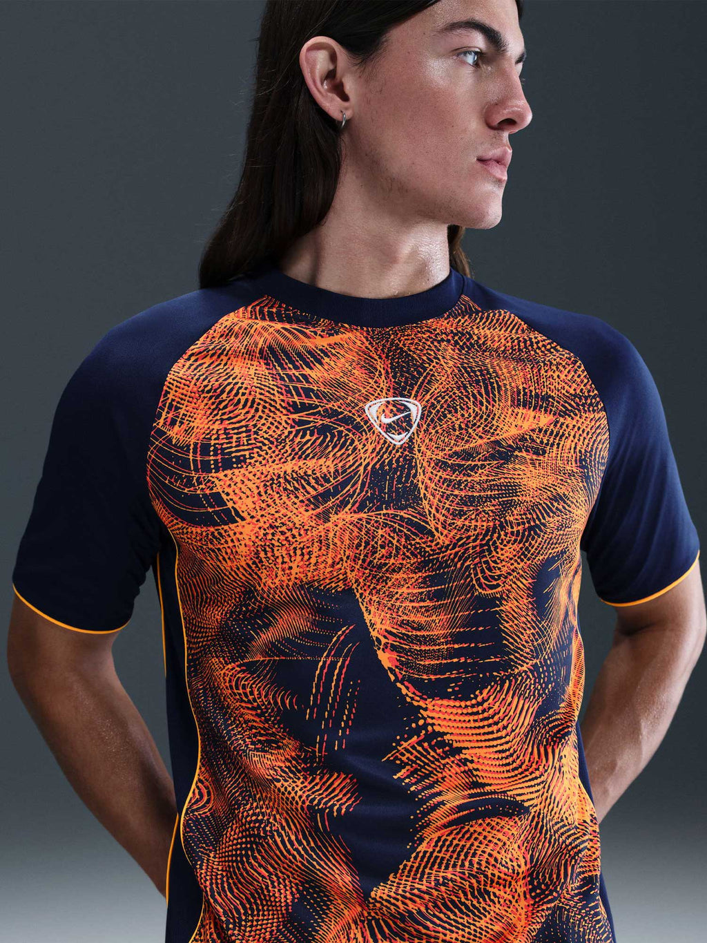 NIKE Тениска M NK DF ACD+ TOP SS AOP