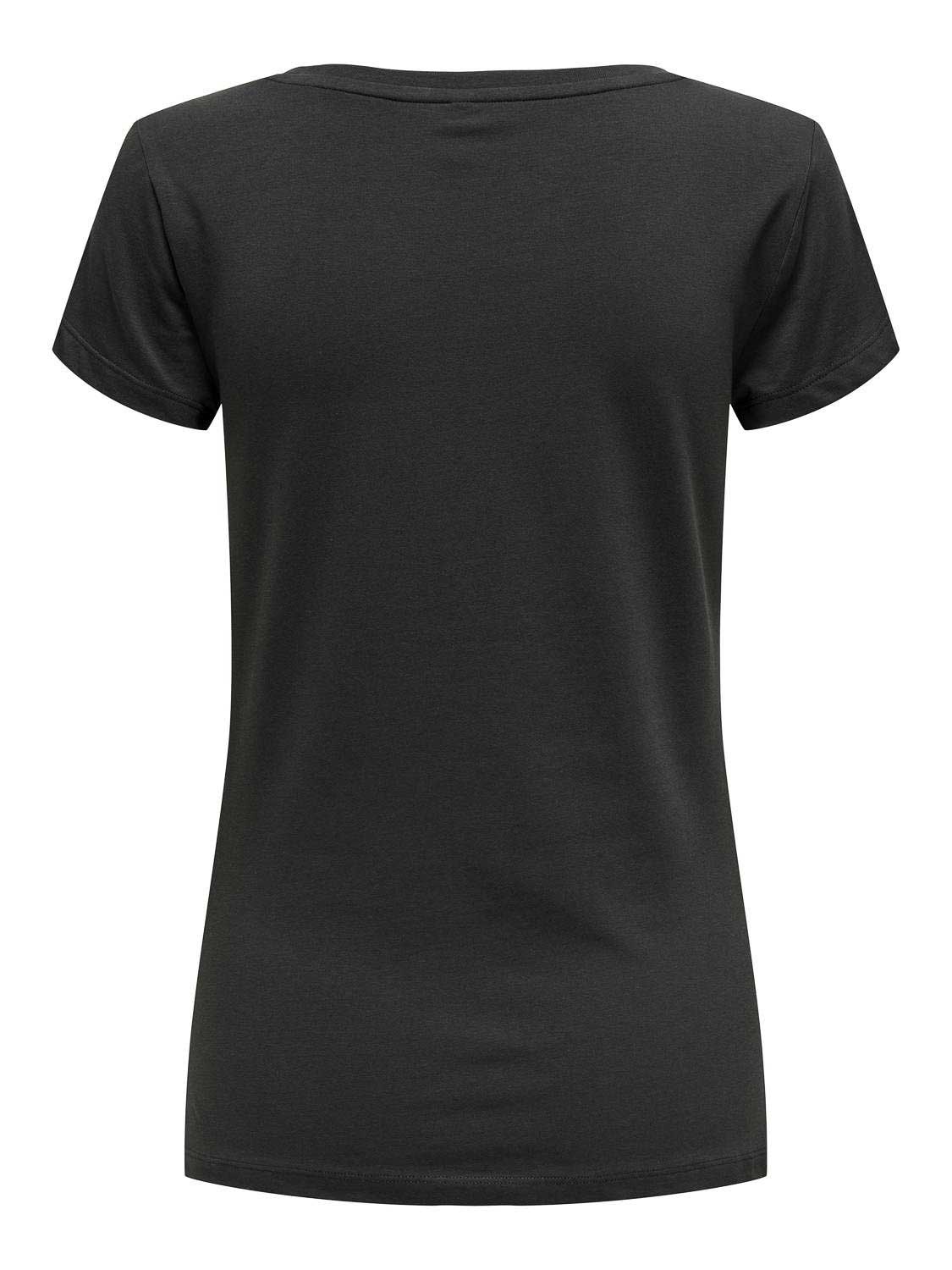 ONLY Тениска ONLHELLA LIFE S/S LOGO TOP BOX CS JRS