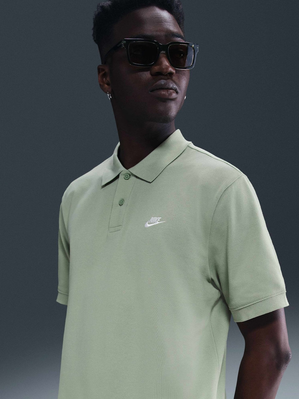 NIKE Поло тениска M NK CLUB SS POLO PIQUE