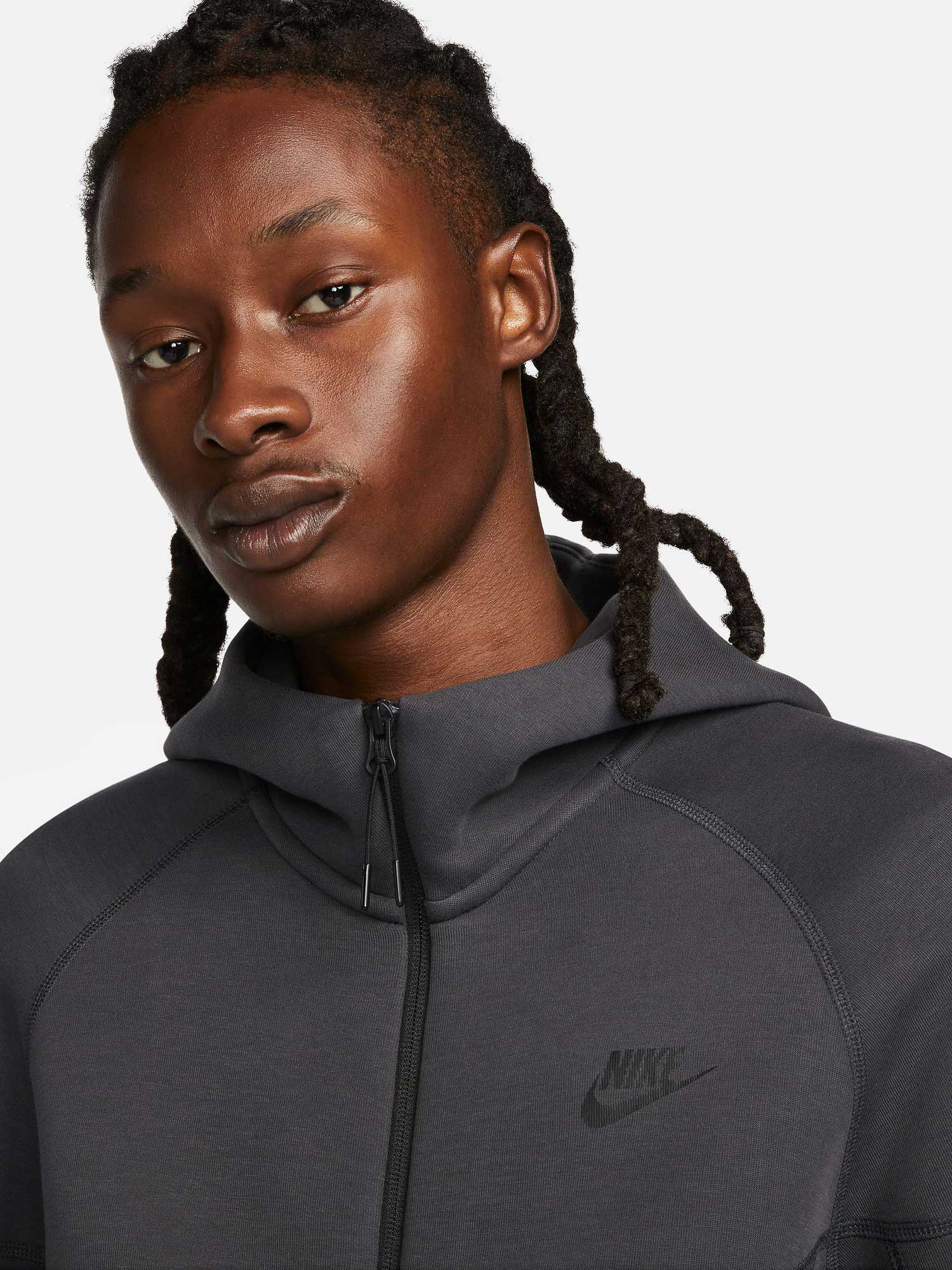 NIKE Суитшърт M NK TCH FLC FZ WR HOODIE