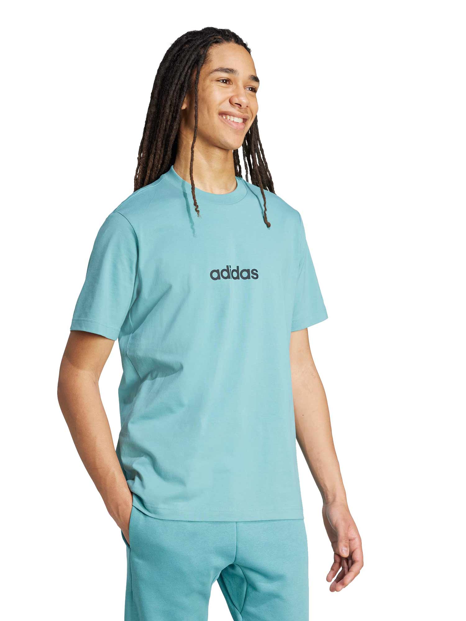 ADIDAS SPORTSWEAR Тениска Essentials Linear Single Jersey Tee