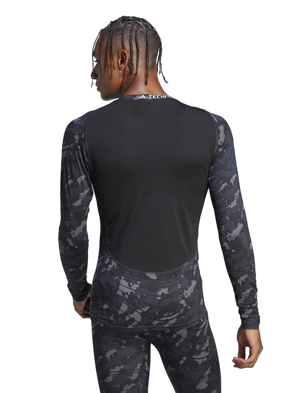 ADIDAS PERFORMANCE Блуза Techfit Allover Print Training