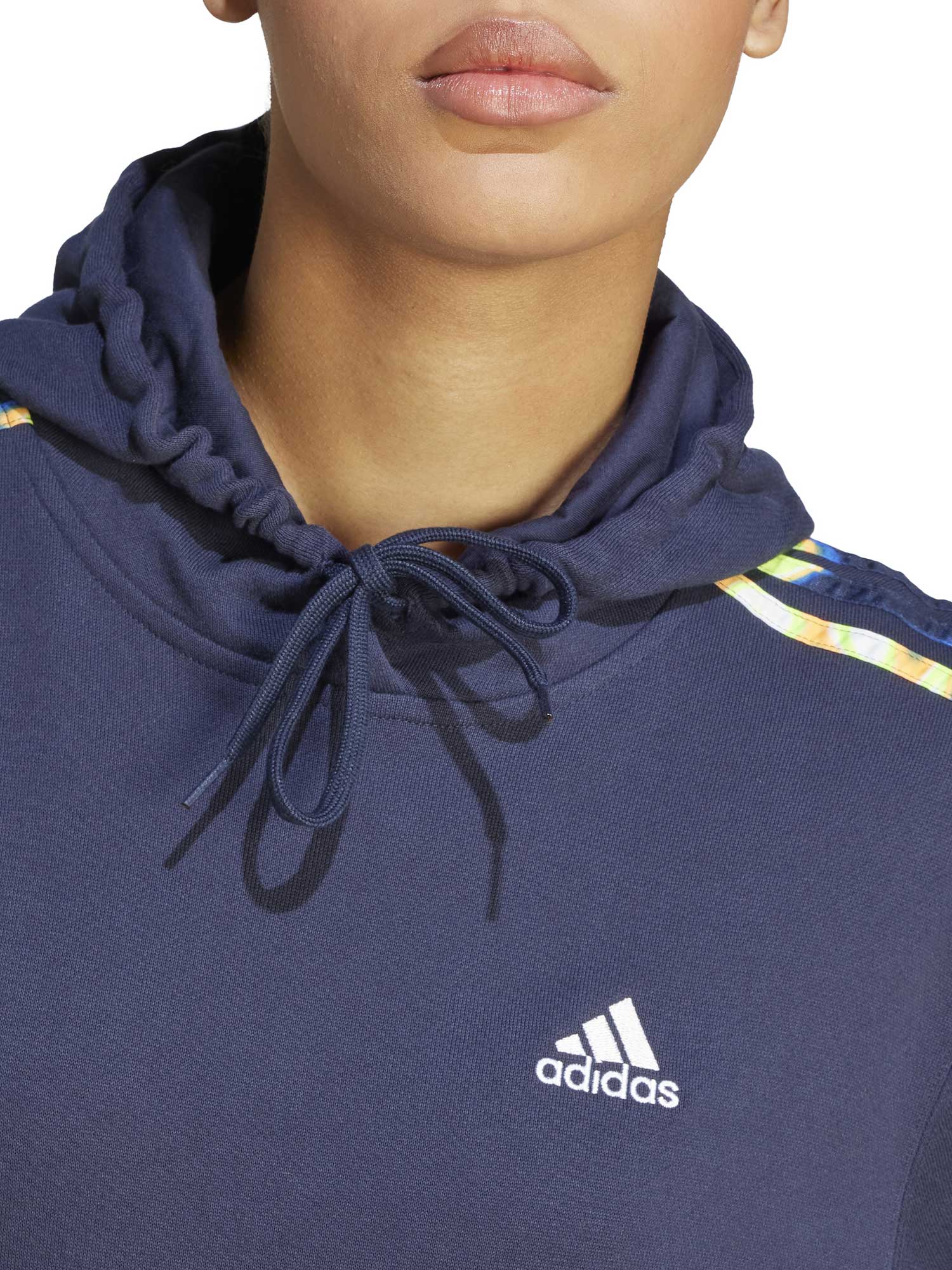 ADIDAS SPORTSWEAR Суитшърт Vibrant Print 3-Stripes Hoodie