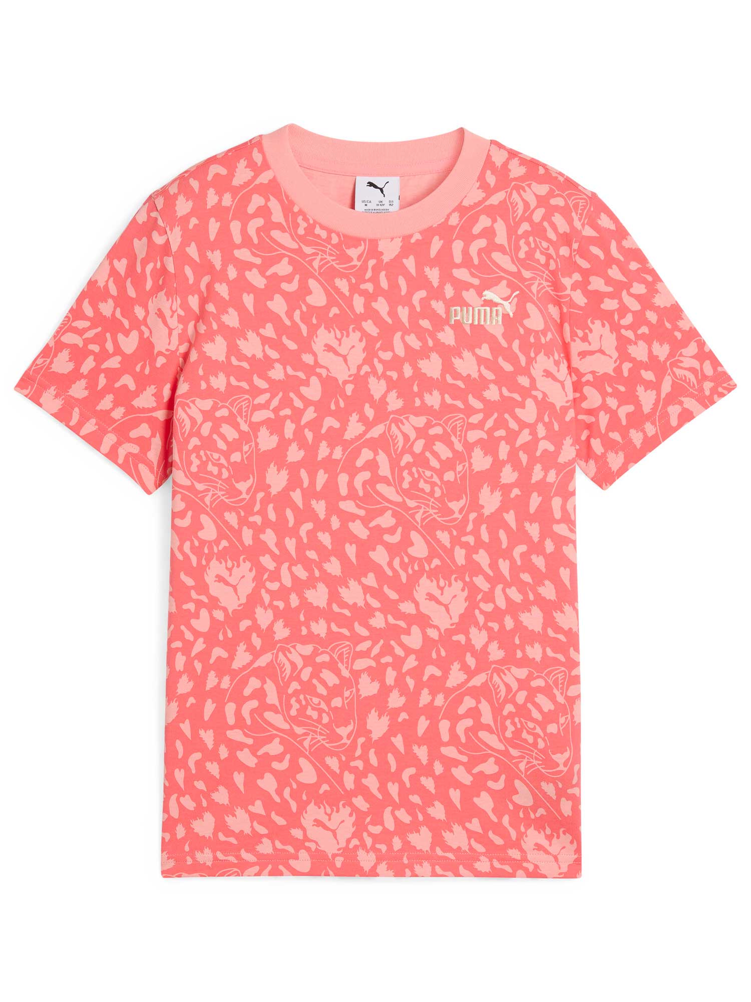 PUMA Тениска ESS FLAMING LOVE AOP Tee G