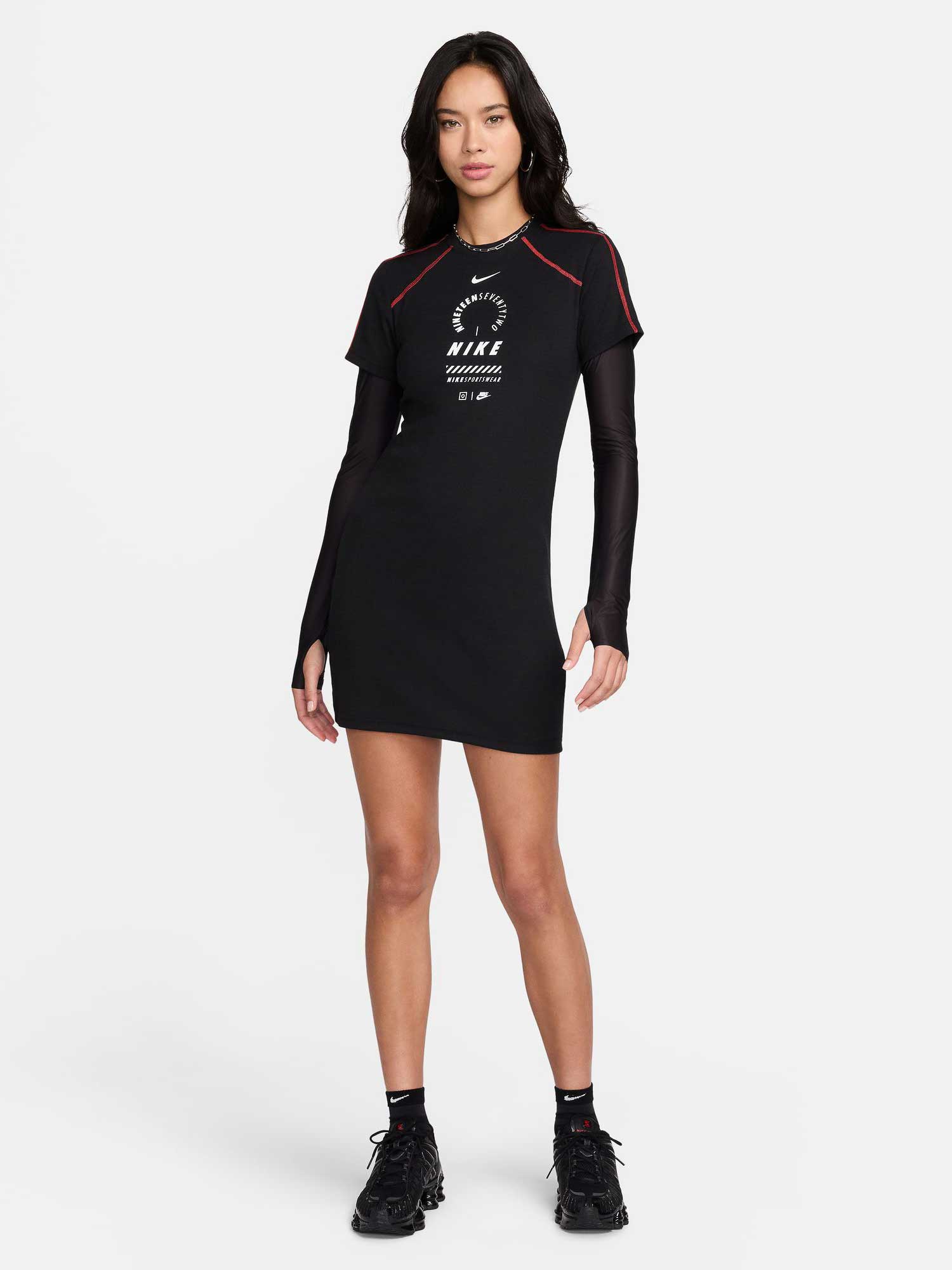NIKE Рокля W NSW DRESS SS FEMME SW