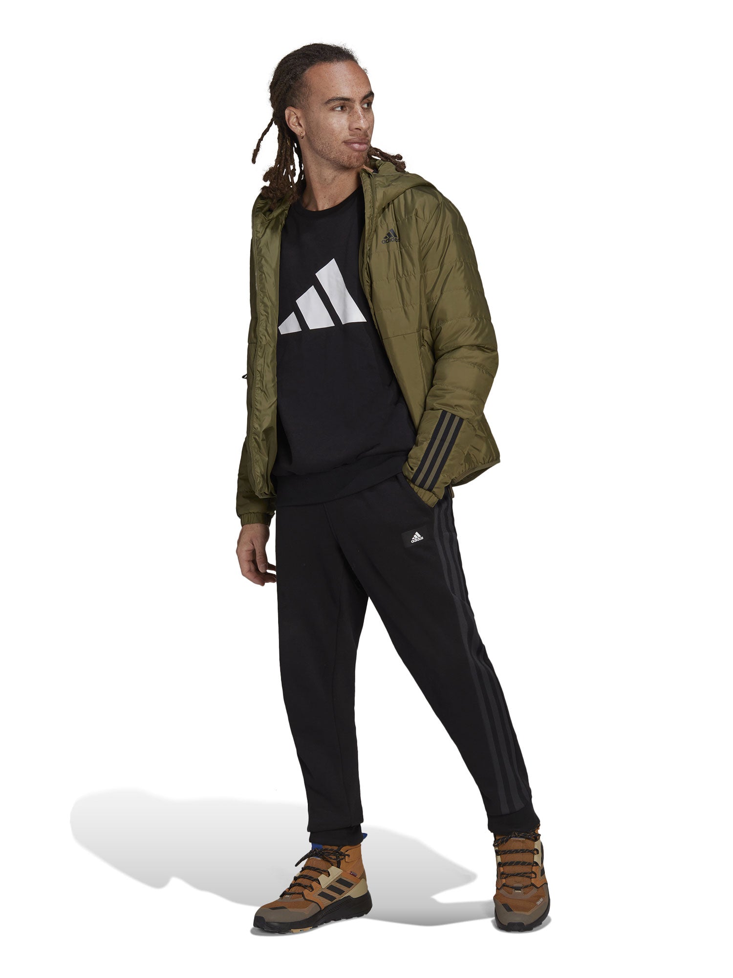 ADIDAS SPORTSWEAR Яке Itavic 3-Stripes Light Hooded