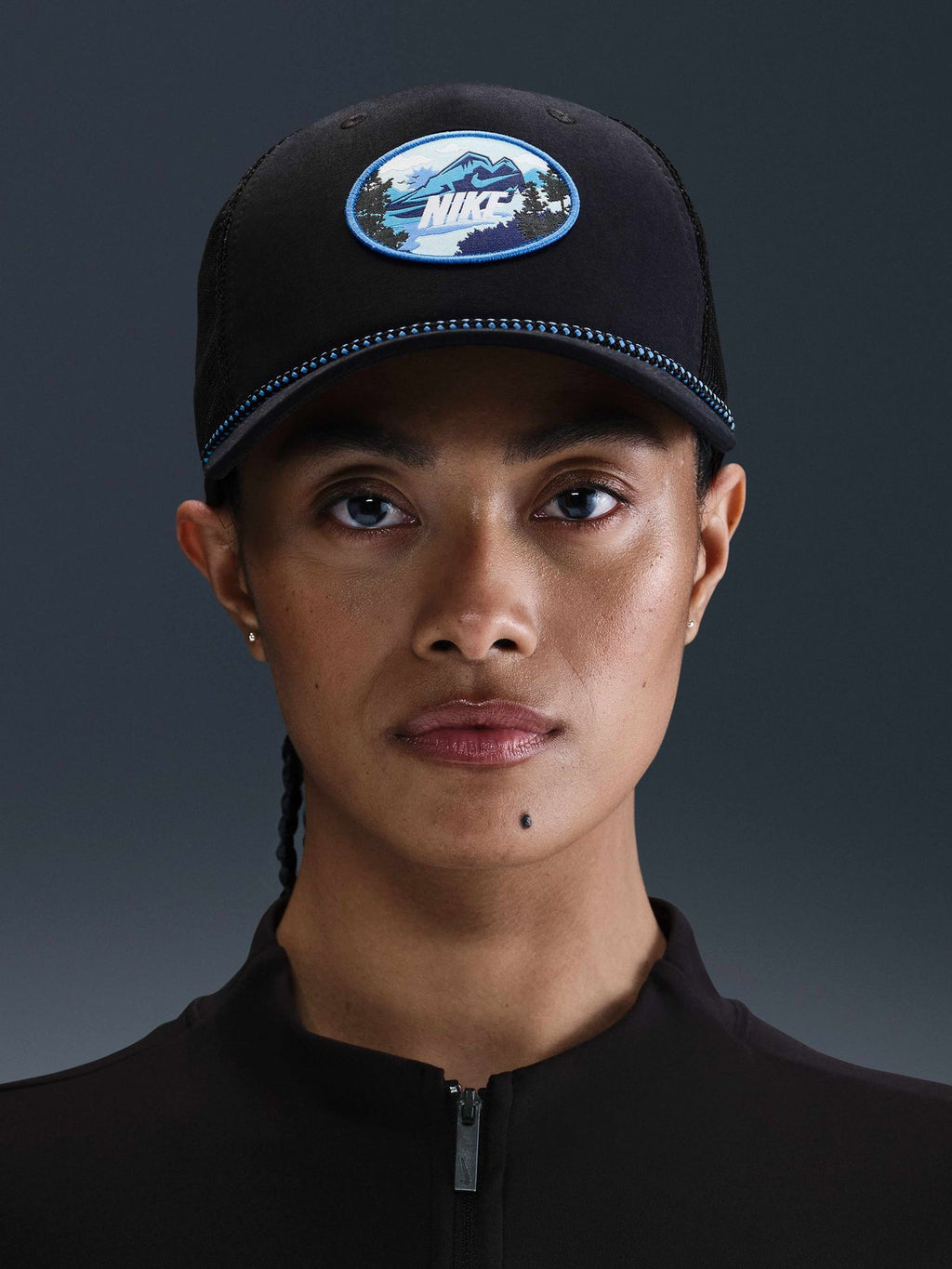 NIKE Шапка U NK RISE CAP S OTDR TRK S25 L