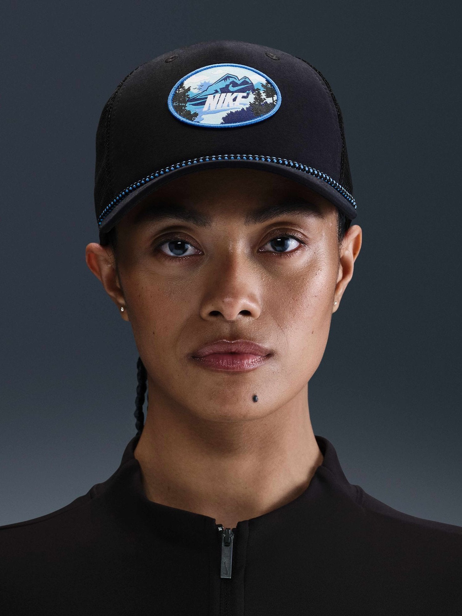 NIKE Шапка U NK RISE CAP S OTDR TRK S25 L