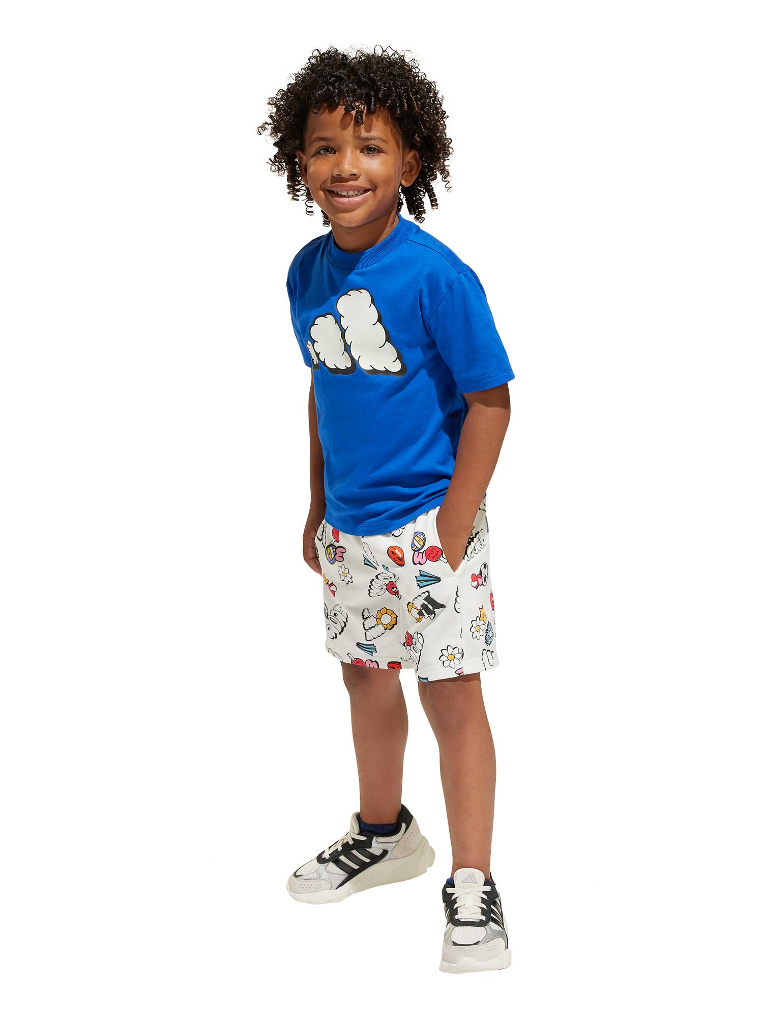 ADIDAS SPORTSWEAR Спортен екип Seasonal Essentials Fun Tee Set Kids