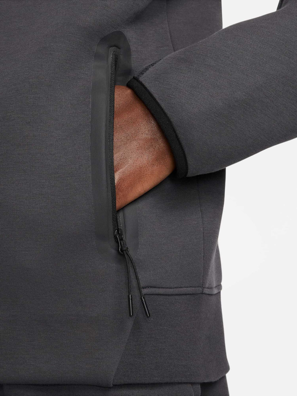NIKE Суитшърт M NK TCH FLC FZ WR HOODIE