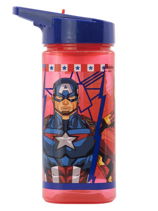 KIDS MOVIE HEROES Бутилка Avengers SQUARE WATER BOTTLE 530 ML